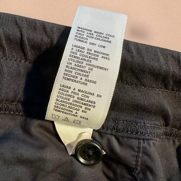 NWT James Perse ‘Classic Hino Tapered Drawstring Waist Pants’ in Black Size 2/M - Picture 11 of 15